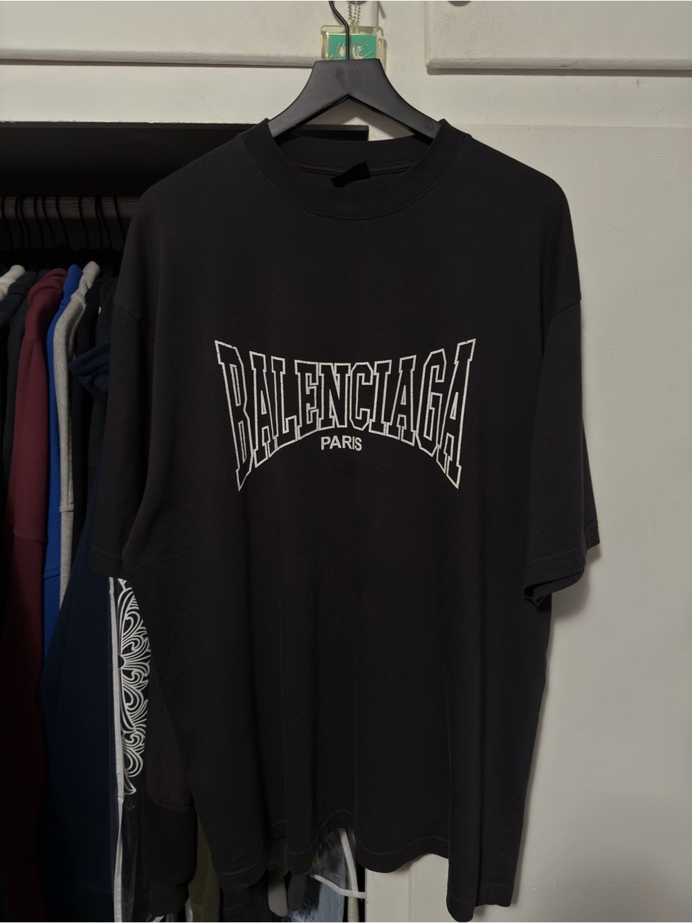 Balenciaga boxing logo shirt